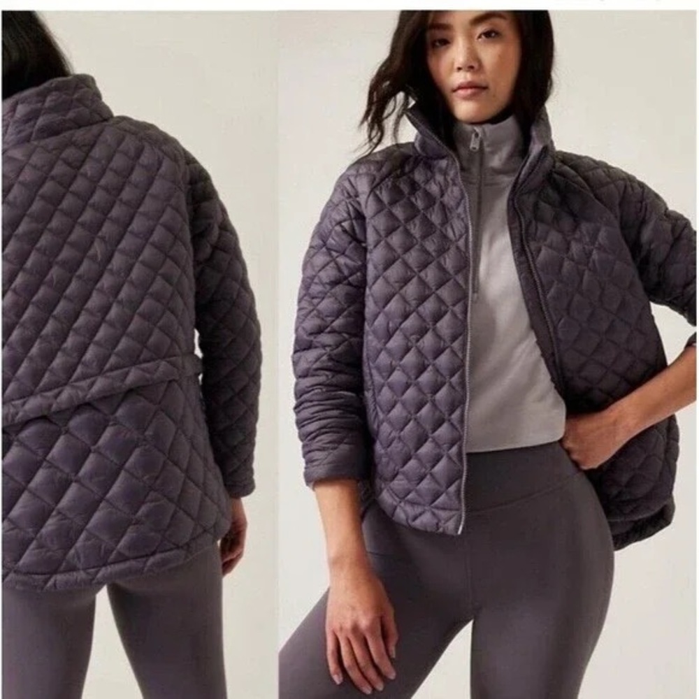 Athleta Women’s Whisper Quilted Jacket in Black Size 3X - Picture 1 of 12